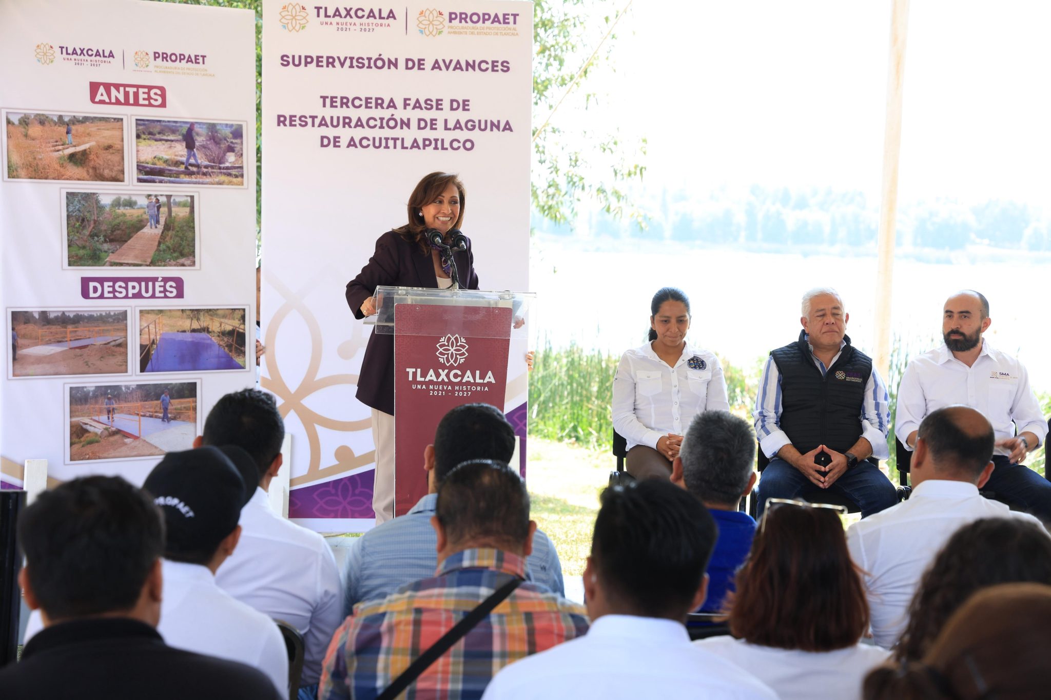 Foto: Cortesía Avanza la rehabilitación de la laguna de Acuitlapilco con un nuevo proyecto turístico