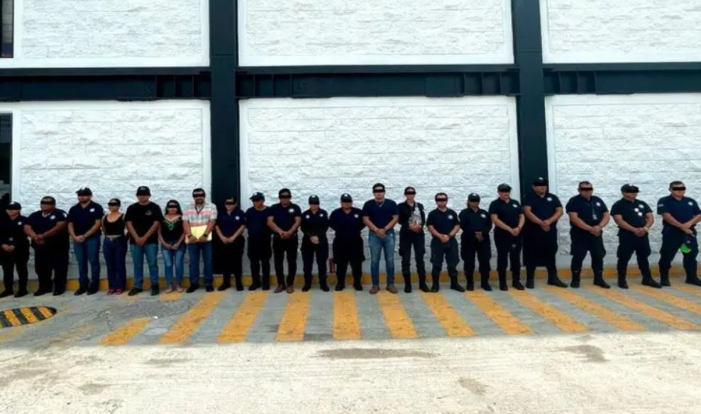 Foto: Cortesía Desmantelan corporación policial por corrupción en Suchiapa