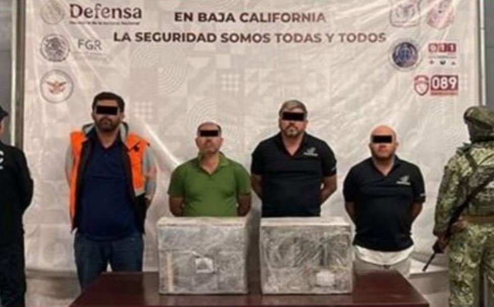 Foto: Cortesía Seis detenidos y 66 kilos de droga asegurada en operativos en Baja California