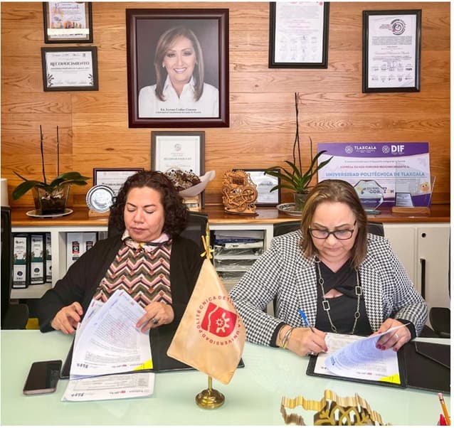 Foto: Cortesía Alianza entre la UPTx y Grupo CIIESY para impulsar la investigación y la innovación tecnológica