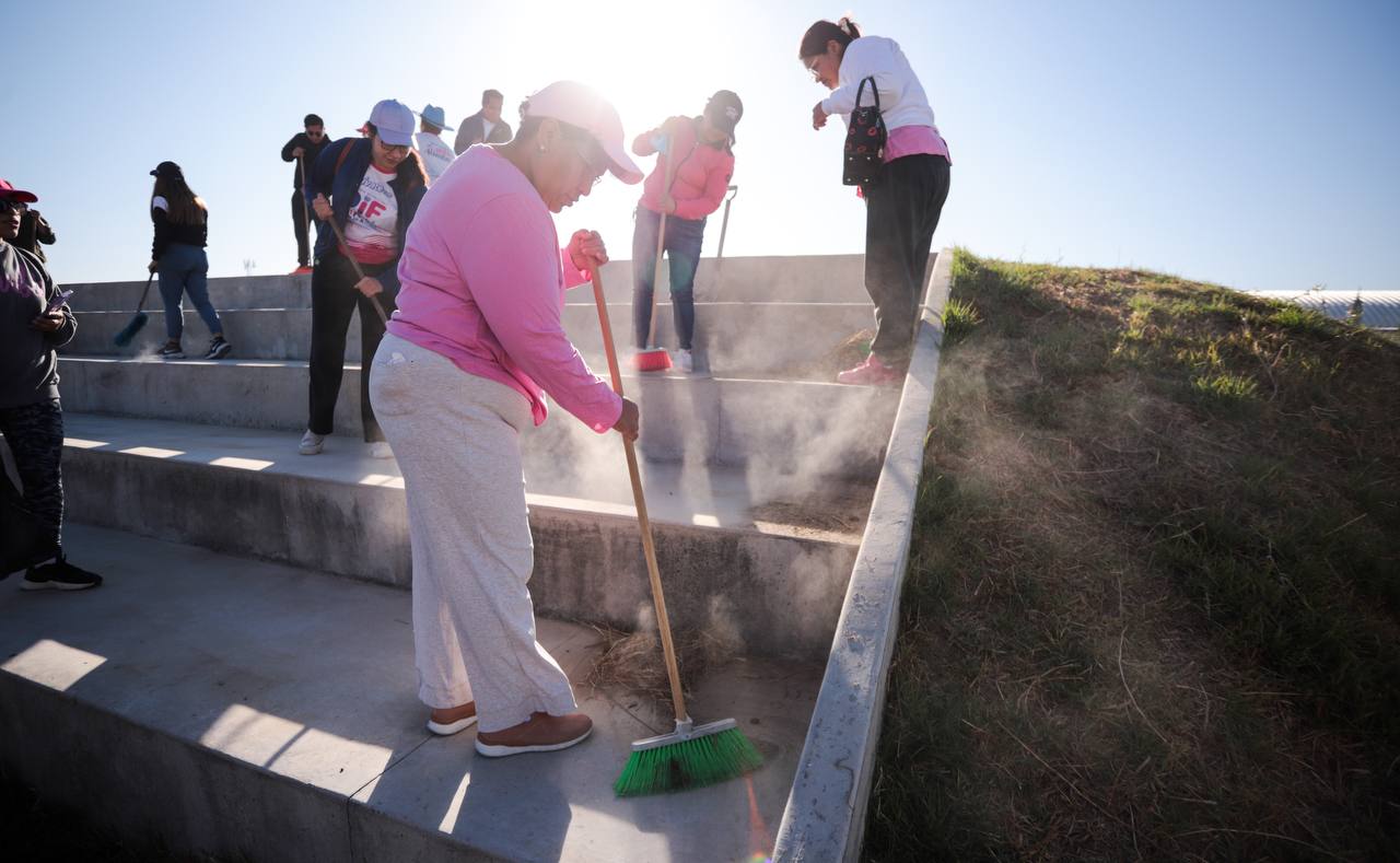 Comunicado oficial Encabeza Lupita Cuautle faena comunitaria en el CEDAT
