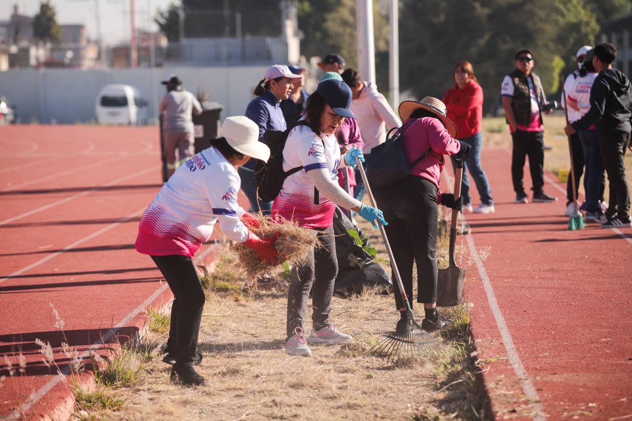 faena comunitaria en el cedat sach 3