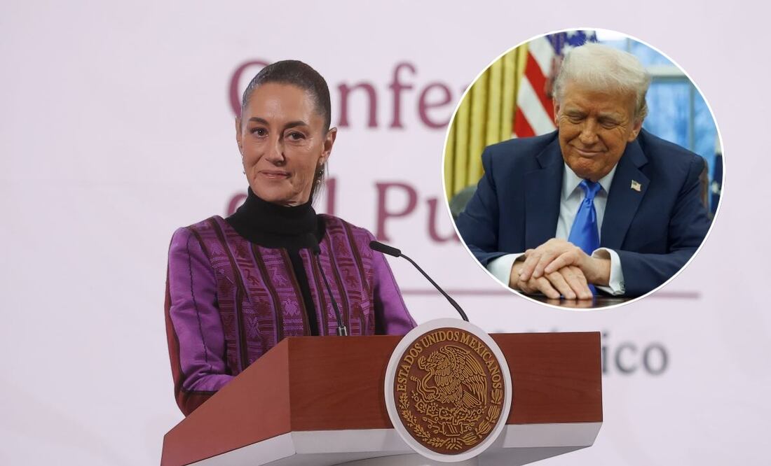 Foto: Cortesía Sheinbaum celebra que Trump comparta campaña mexicana contra el fentanilo