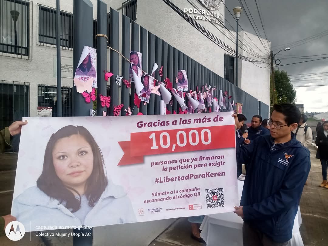 Claman justicia para Keren Ordóñez: exigen su libertad