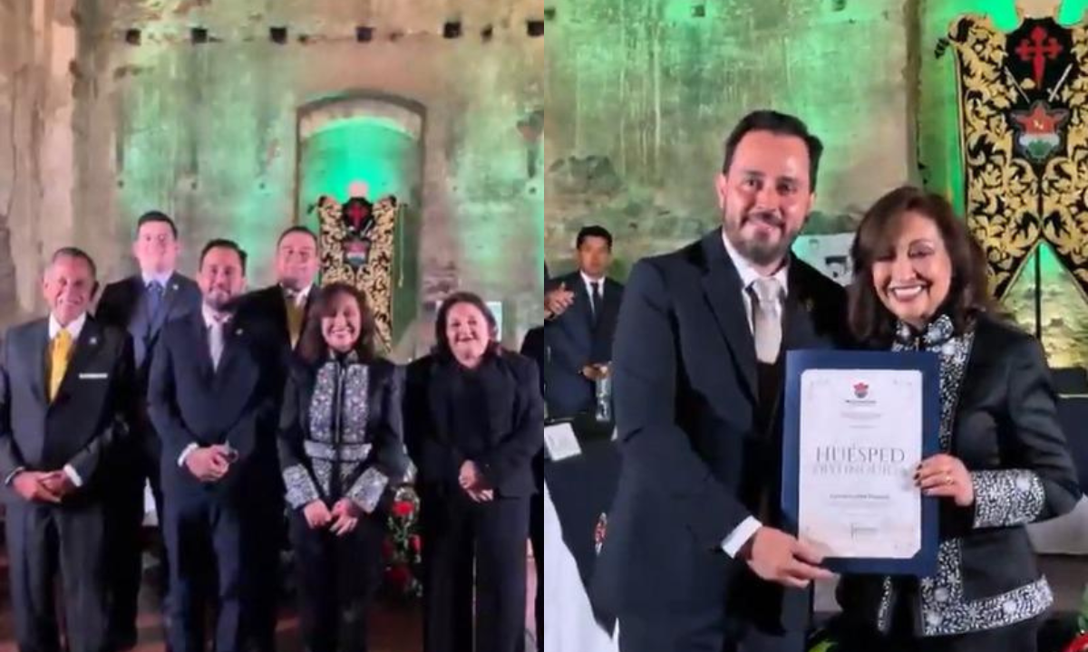 Foto: Cortesía Lorena Cuéllar es nombrada Huésped Distinguida en Antigua Guatemala