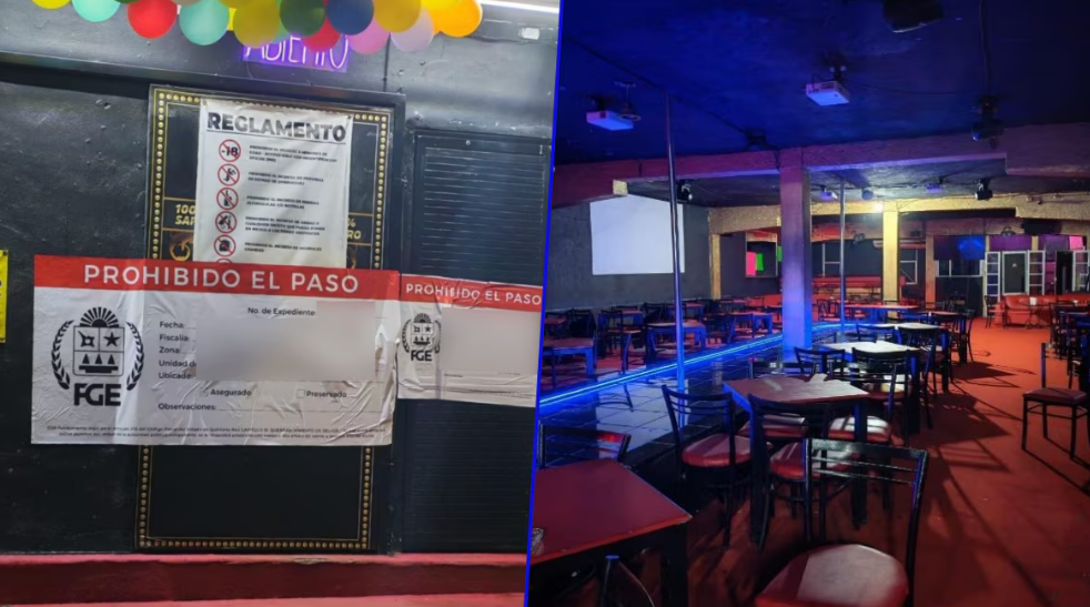 Foto: Cortesía Rescatan 15 mujeres víctimas de trata en bar de Tulum tras cateo