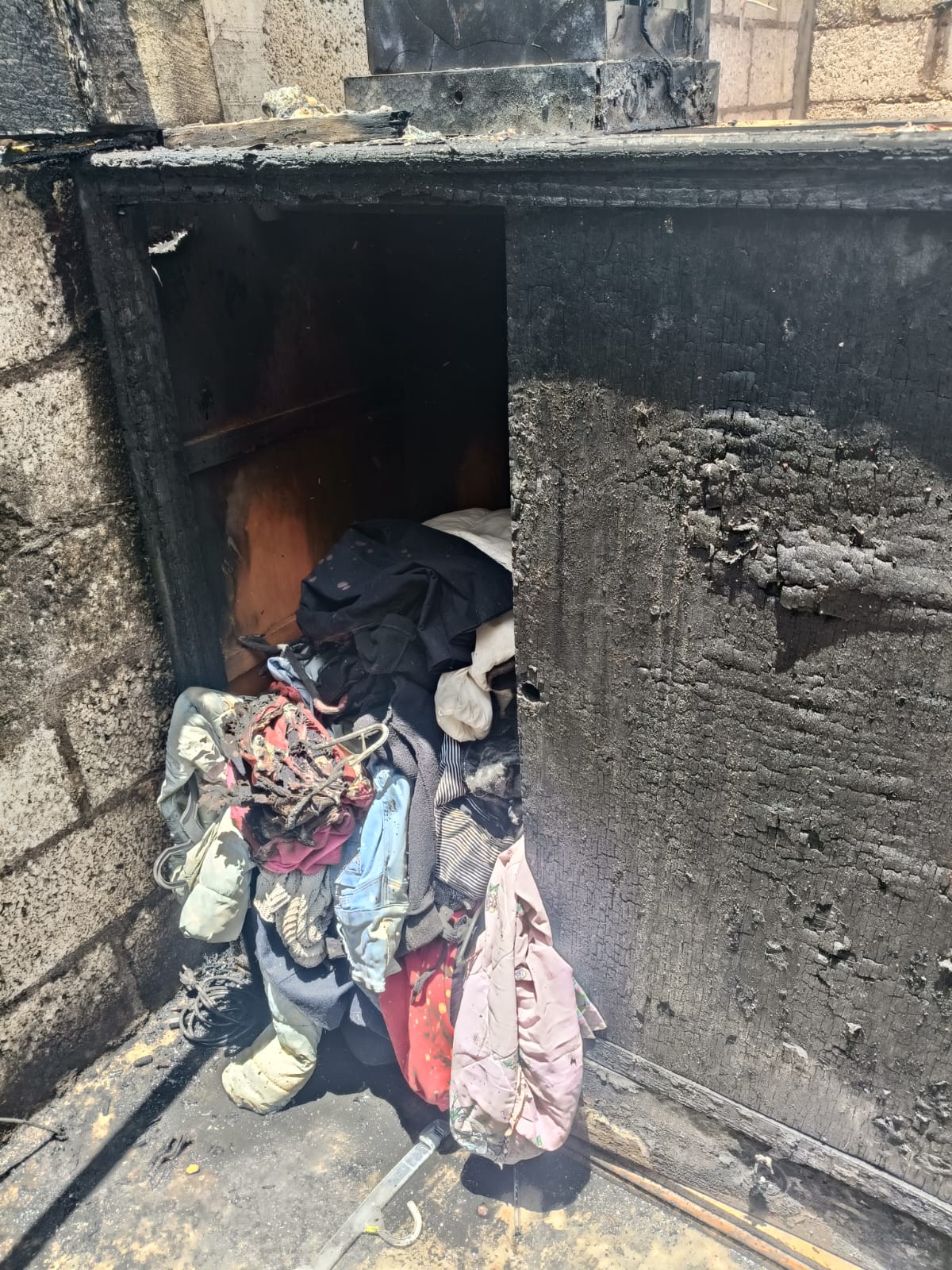 Foto: Cortesía Explosión por solvente en obra de construcción de Sanctorum deja dos lesionados