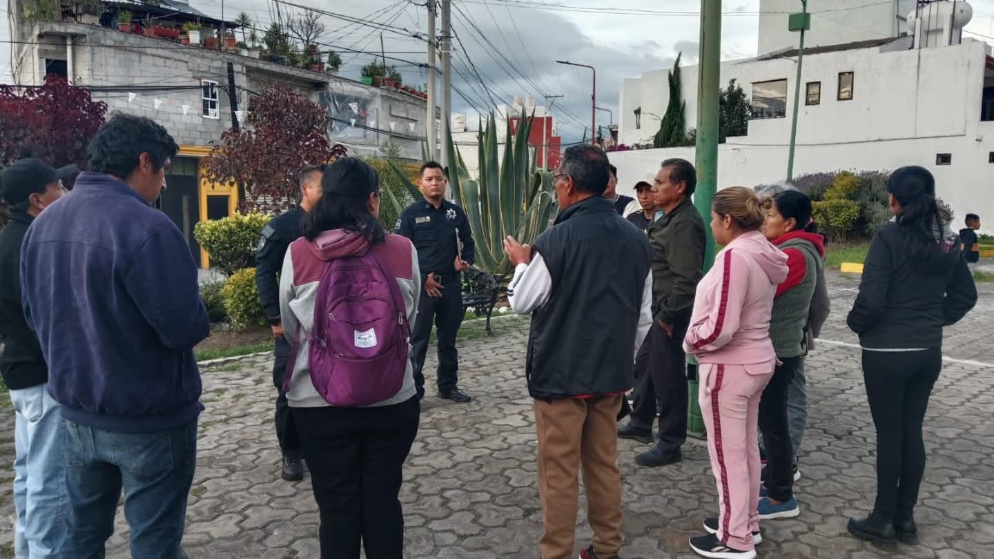 Foto: Cortesía Se suma sociedad a estrategia de seguridad en Papalotla