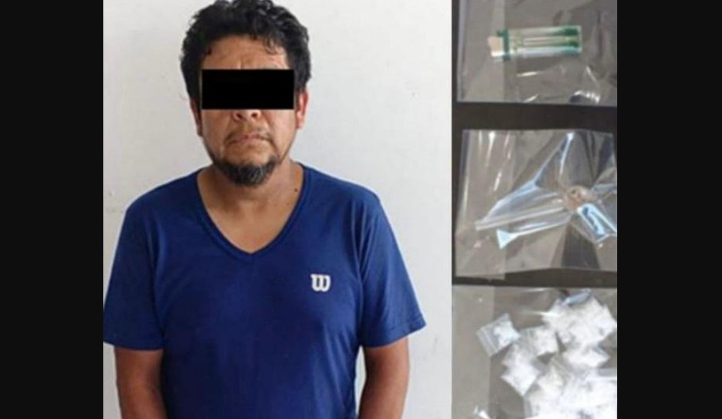 Foto: Cortesía Detienen a presunto narcomenudista en la colonia Moctezuma