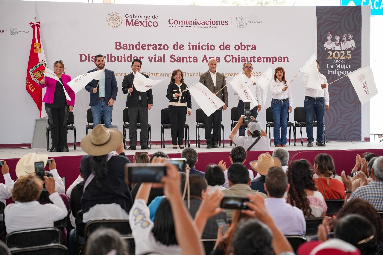 Foto: Cortesía Arranca el Distribuidor Vial Santa Ana Chiautempan con inversión de 650 mdp