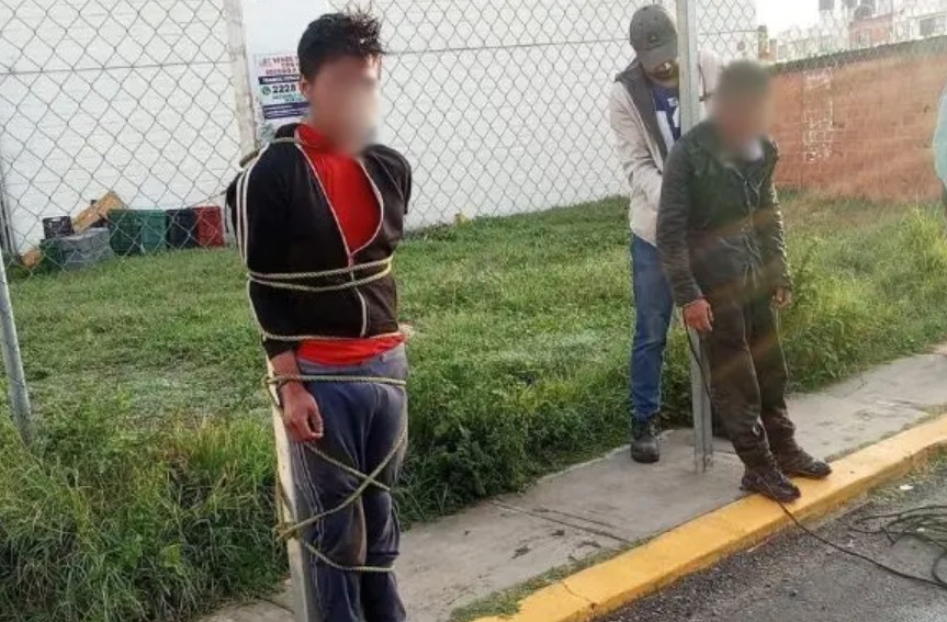 Foto: Cortesía Intento de linchamiento en Amozoc