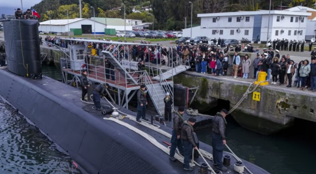 Foto: Cortesía Submarino chileno ‘Thomson SS-20’ sorprende en costas de Puerto Vallarta