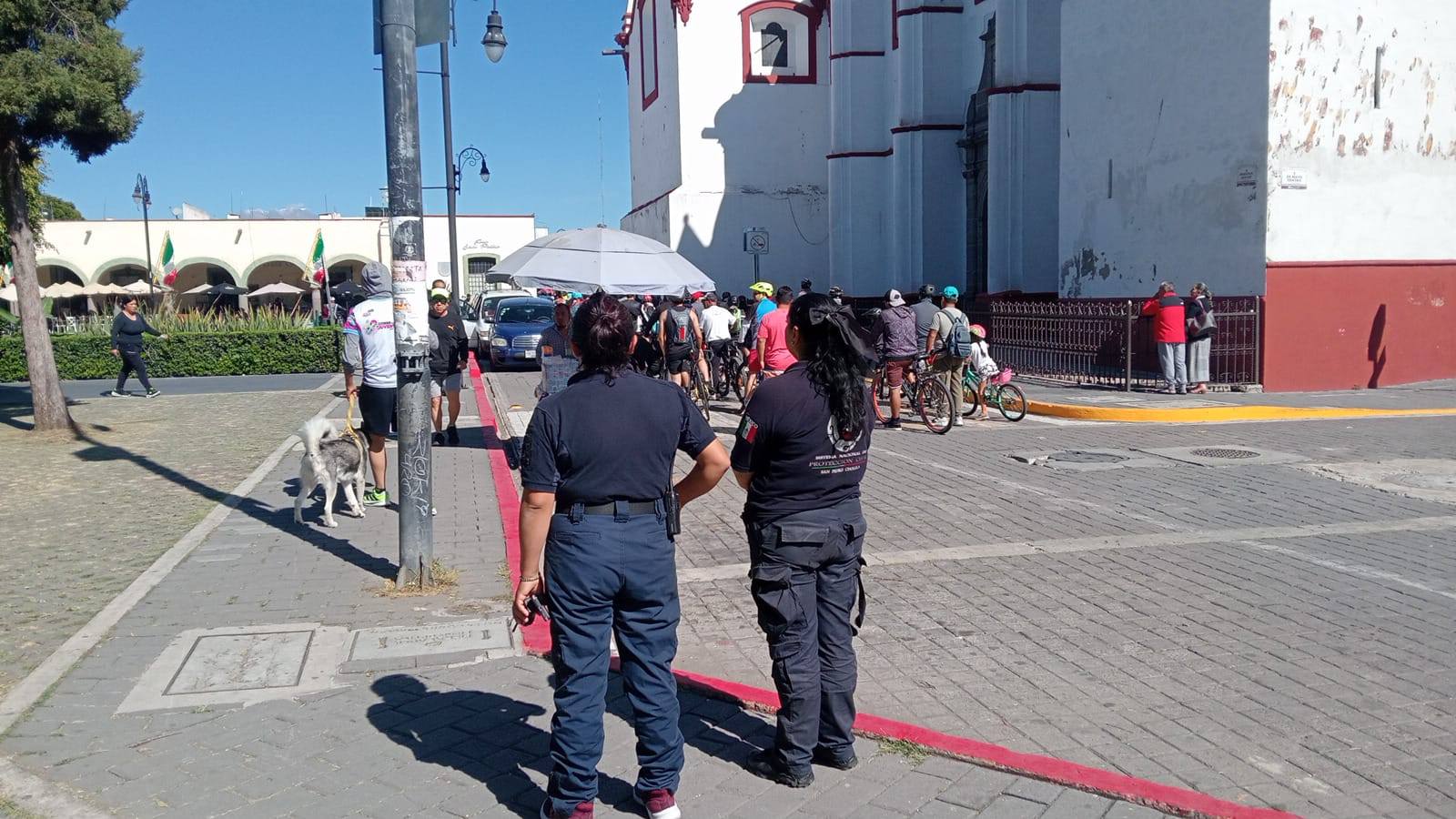 Por: Cortesía Lula Pineda Reportan saldo blanco en Rodada Patrimonial en Cholula