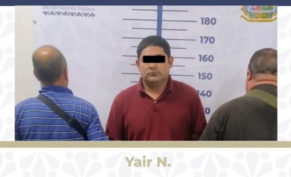 Foto: Cortesía Orden de aprehensión cumplida en Puebla