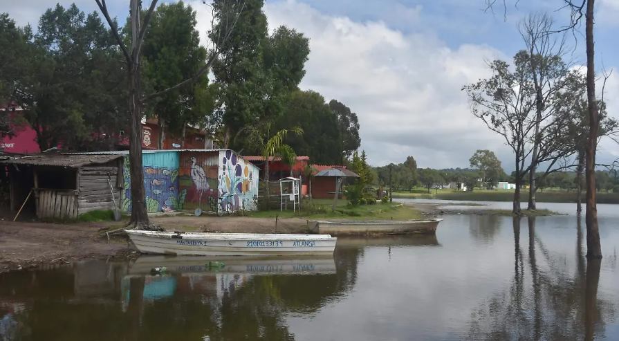 Foto: Cortesía Embalses de Tlaxcala alcanzan niveles históricos y dan esperanza a pescadores