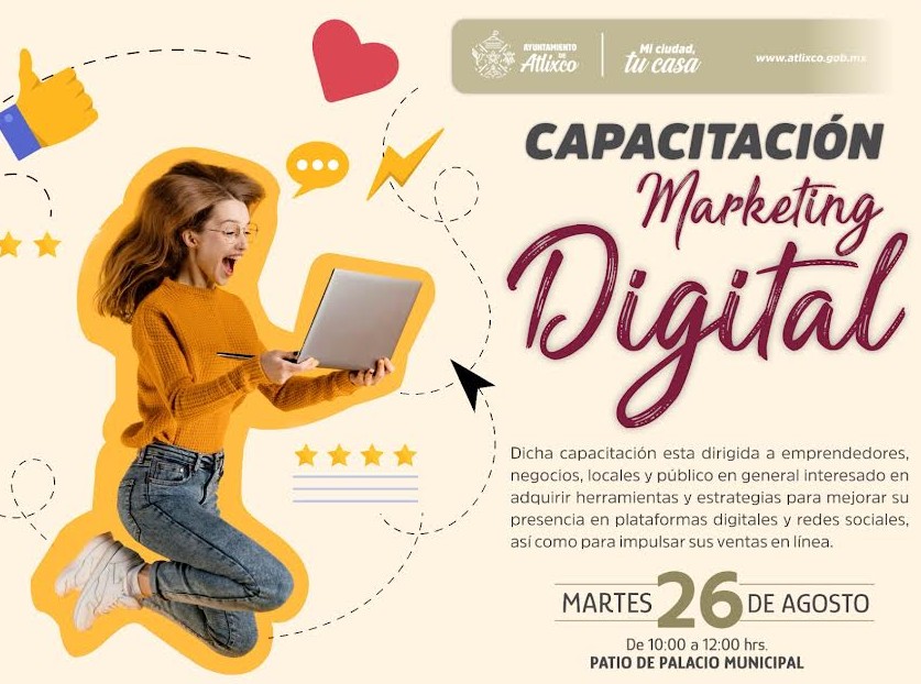 Foto: Cortesía Programas de capacitación para emprendedores en Atlixco