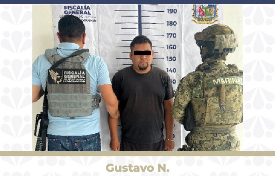 Foto: Cortesía Detenido presunto responsable de secuestro agravado en Ajalpan