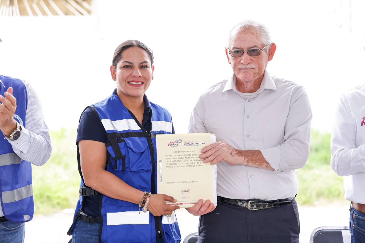 Comunicado oficial Inicia Lupita Cuautle rehabilitación de avenida Orión Norte en la Delegación Atlixcáyotl