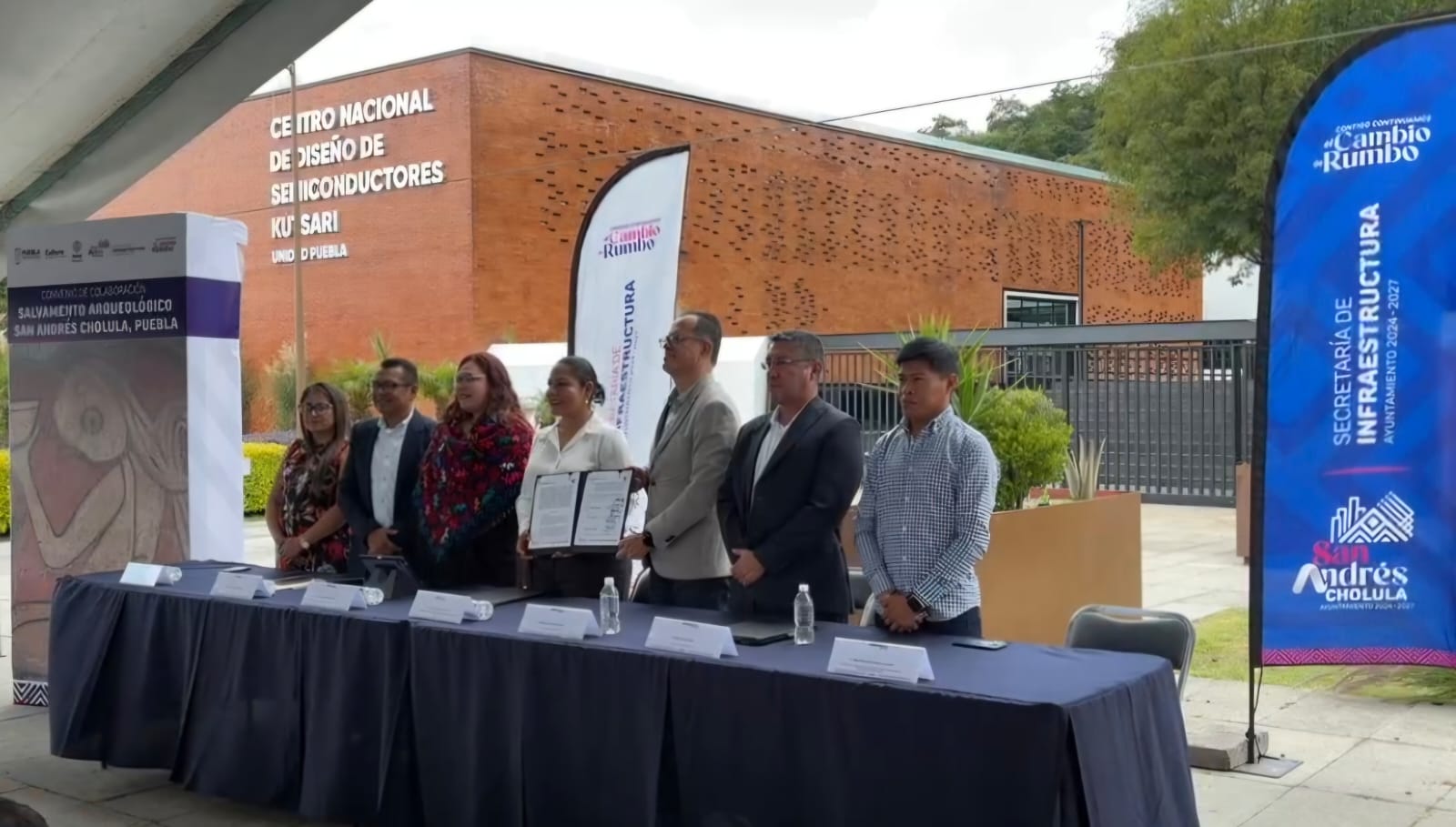 San Andrés Cholula fortalece la preservación de su patrimonio con firma de convenio interinstitucional