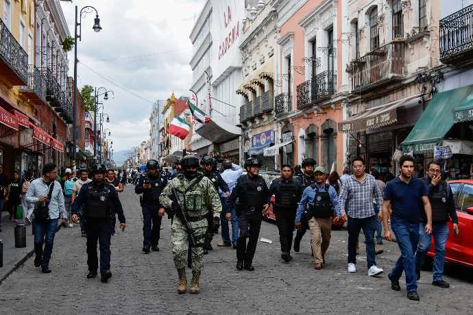 Foto: Cortesía Gobierno de Puebla denunciará a líder de la 11 de Marzo tras enfrentamiento en el Centro Histórico