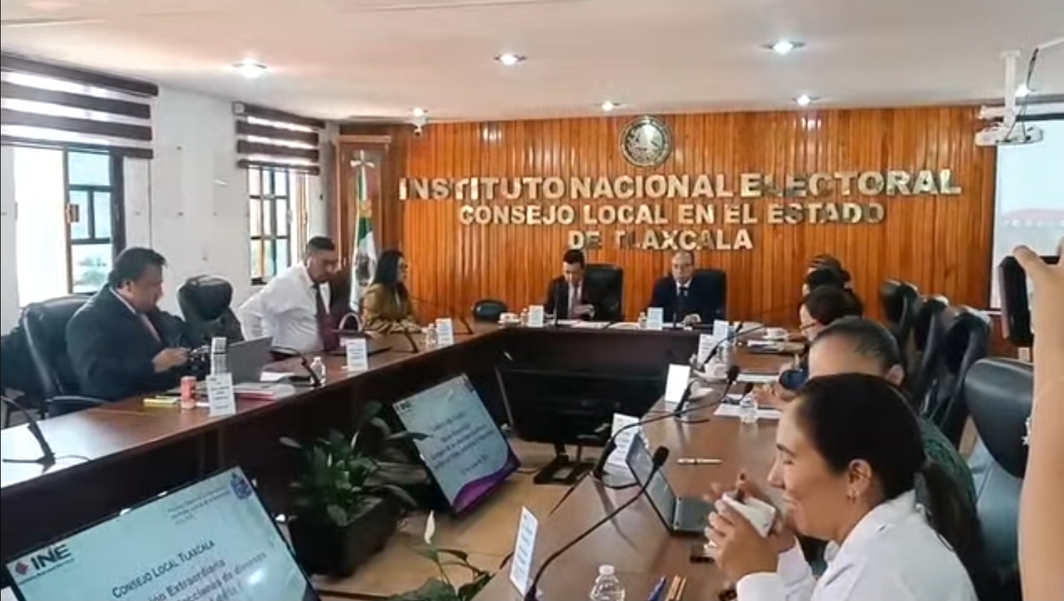 Foto: Cortesía Cancela INE registro de candidaturas a 8 participantes del Proceso Electoral del Poder Judicial