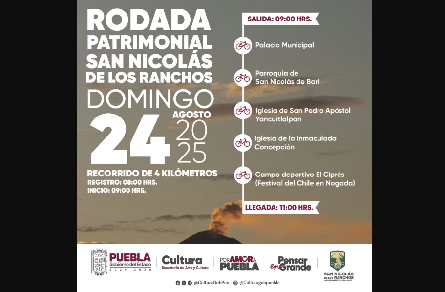 Rodada Patrimonial en San Nicolás de los Ranchos