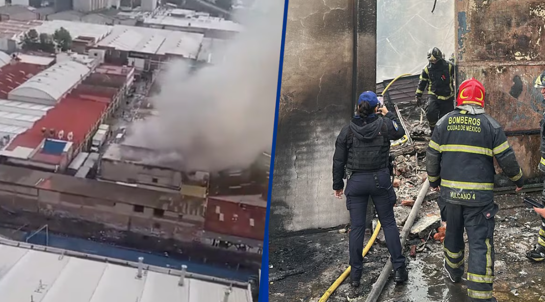 Foto: Cortesía Incendio consume dos bodegas en GAM; bomberos controlan sin heridos