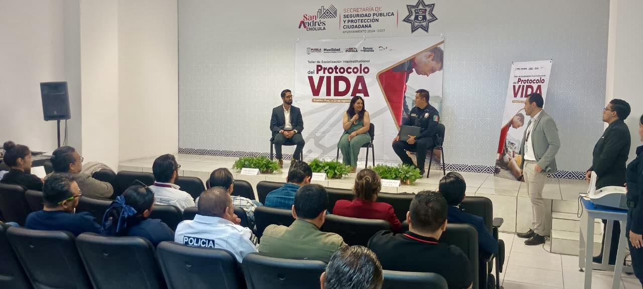 Por: Cortesía Lula Pineda San Andrés Cholula es sede del foro “Protocolo de Vida” para reducir accidentes viales