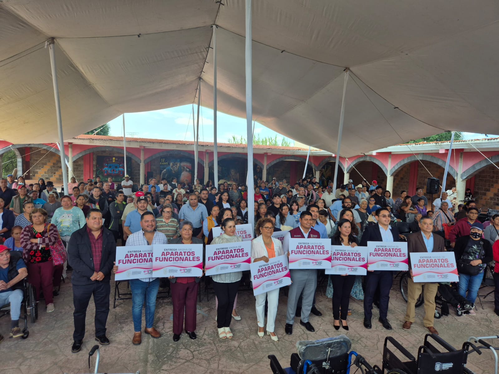 Por: Cortesía Lula Pineda Cuautlancingo impulsa inclusión con entrega de apoyos funcionales a personas con discapacidad