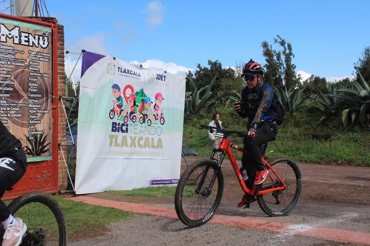 Foto: Cortesía Biciteando por Tlaxcala: deporte, cultura y bienestar en Nanacamilpa