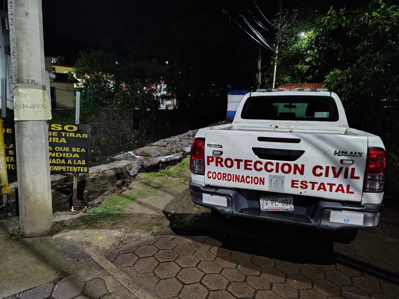 Foto: Cortesía Tlaxcala: Protección Civil atiende inundaciones y daños tras fuertes lluvias