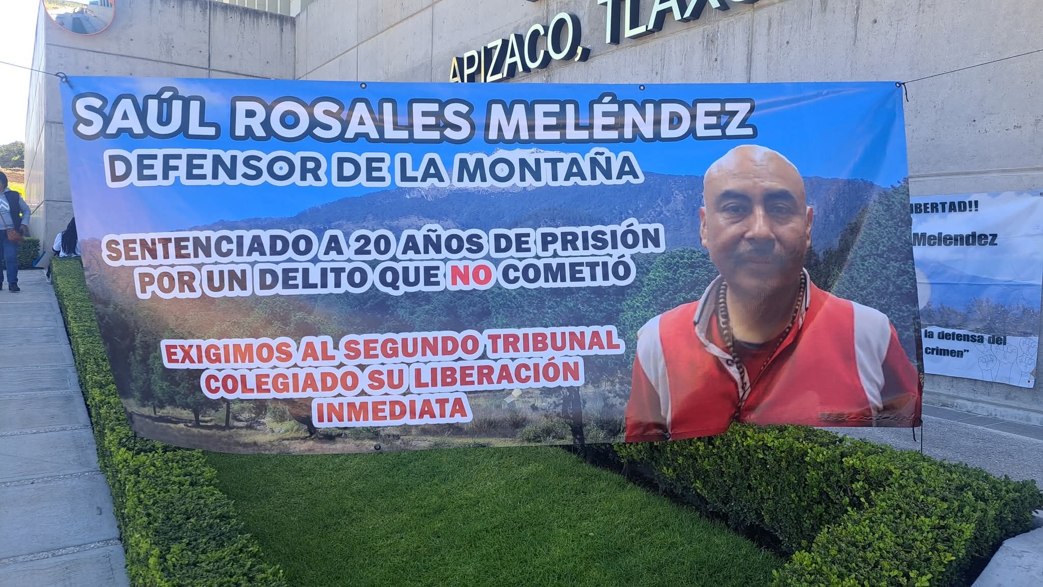Foto: Cortesía Marchan en Ciudad Judicial por la liberación de Saúl Rosales