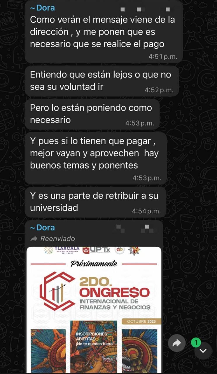 Foto: Cortesía Estudiantes de Tlaxcala exigen eliminar pago obligatorio para congreso universitario