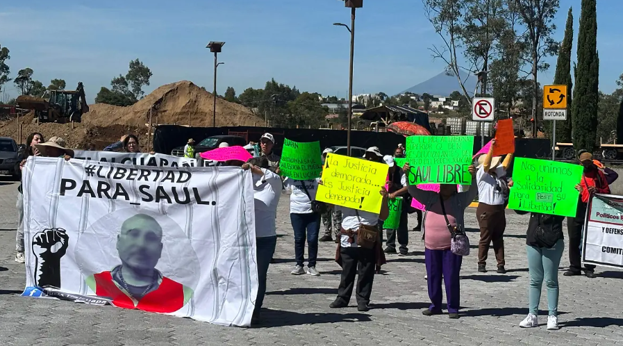 Foto: Cortesía Vecinos exigen libertad inmediata para Saúl N. antes de cambios judiciales