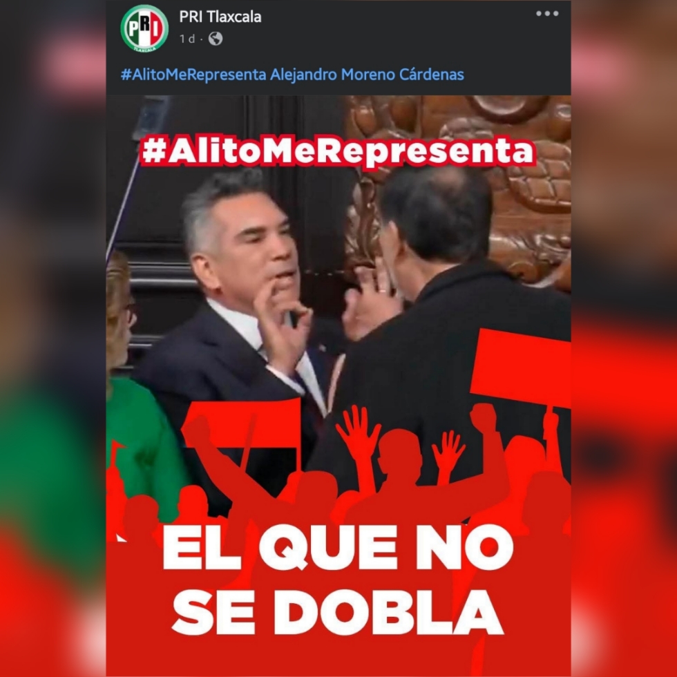 Foto: Cortesía PRI Tlaxcala respalda agresiones en el Senado