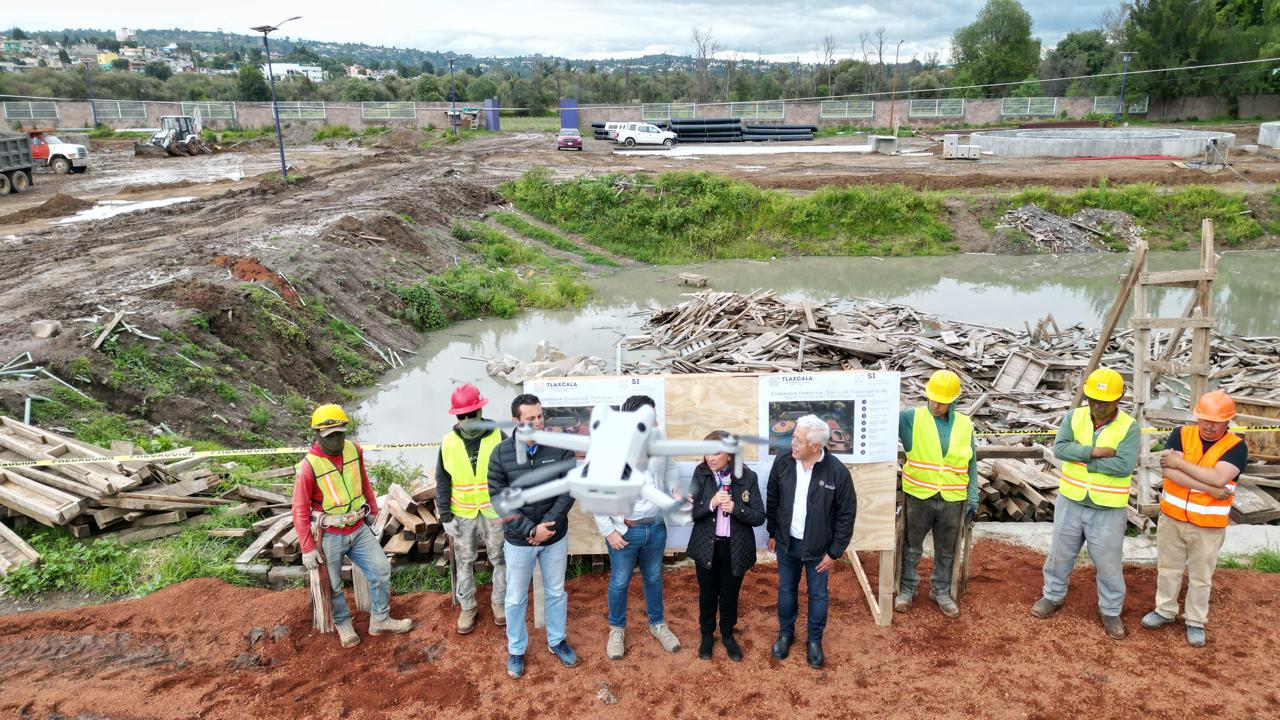 Foto: Cortesía Tlaxcala avanza en saneamiento y espacios recreativos con nueva planta de tratamiento