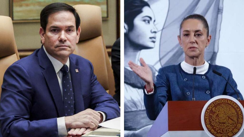 Foto: Cortesía Sheinbaum y Marco Rubio pactan acuerdo de seguridad México-EU