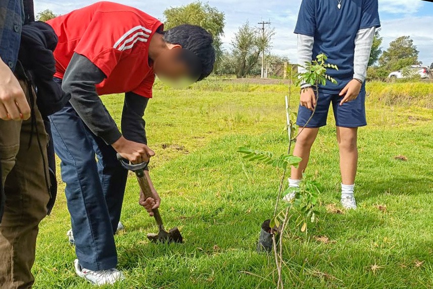 Foto: Cortesía Reforestan laguna de Acuitlapilco con apoyo ciudadano en Tlaxcala