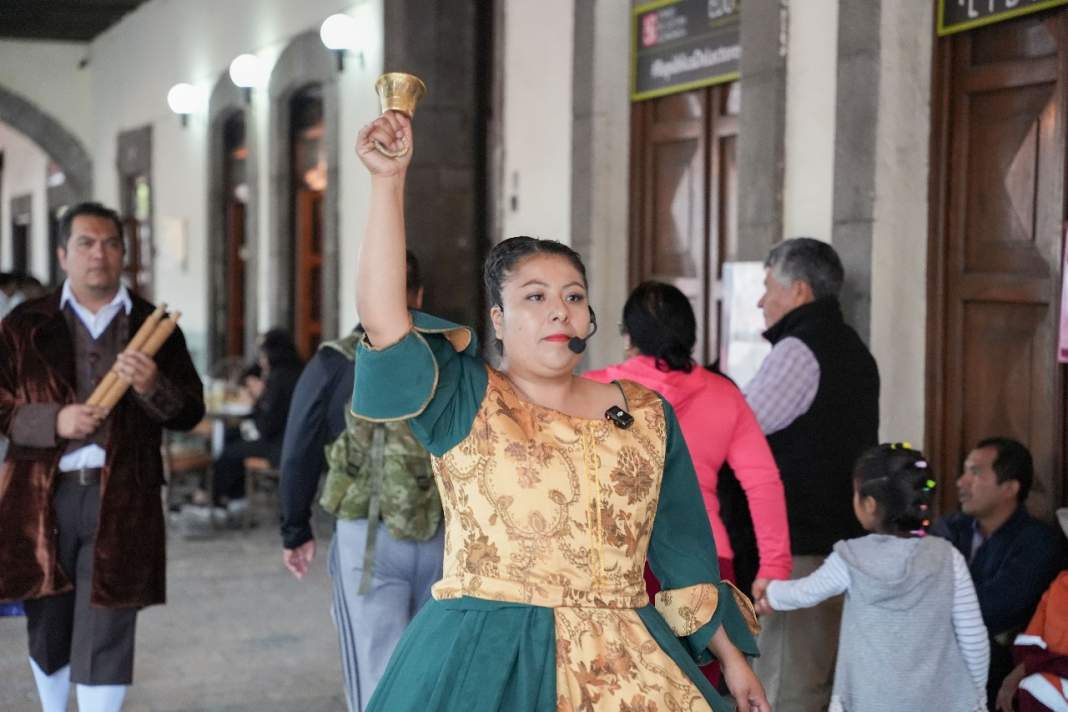 Foto: Cortesía “La Pregonera del Rey” revive 500 años de historia en Tlaxcala