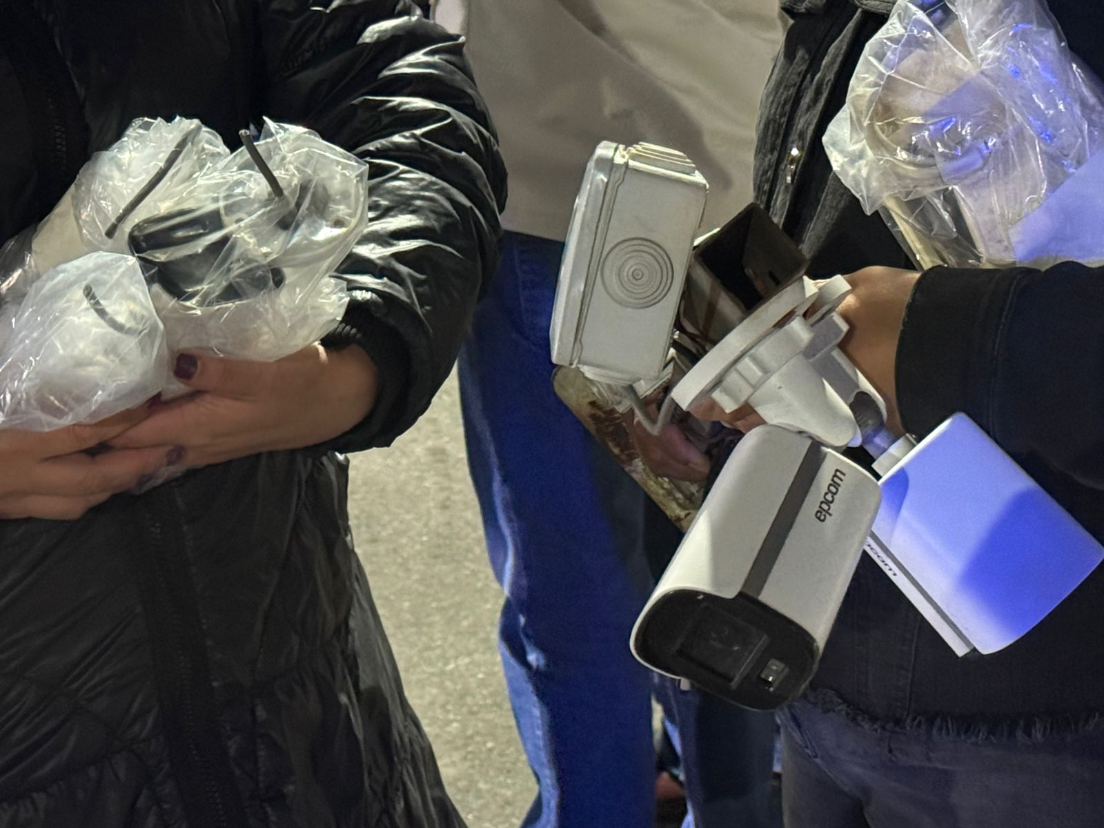 Foto: Cortesía Con un "usted disculpe" Marina y GN regresan cámaras retiradas en Chiautempan