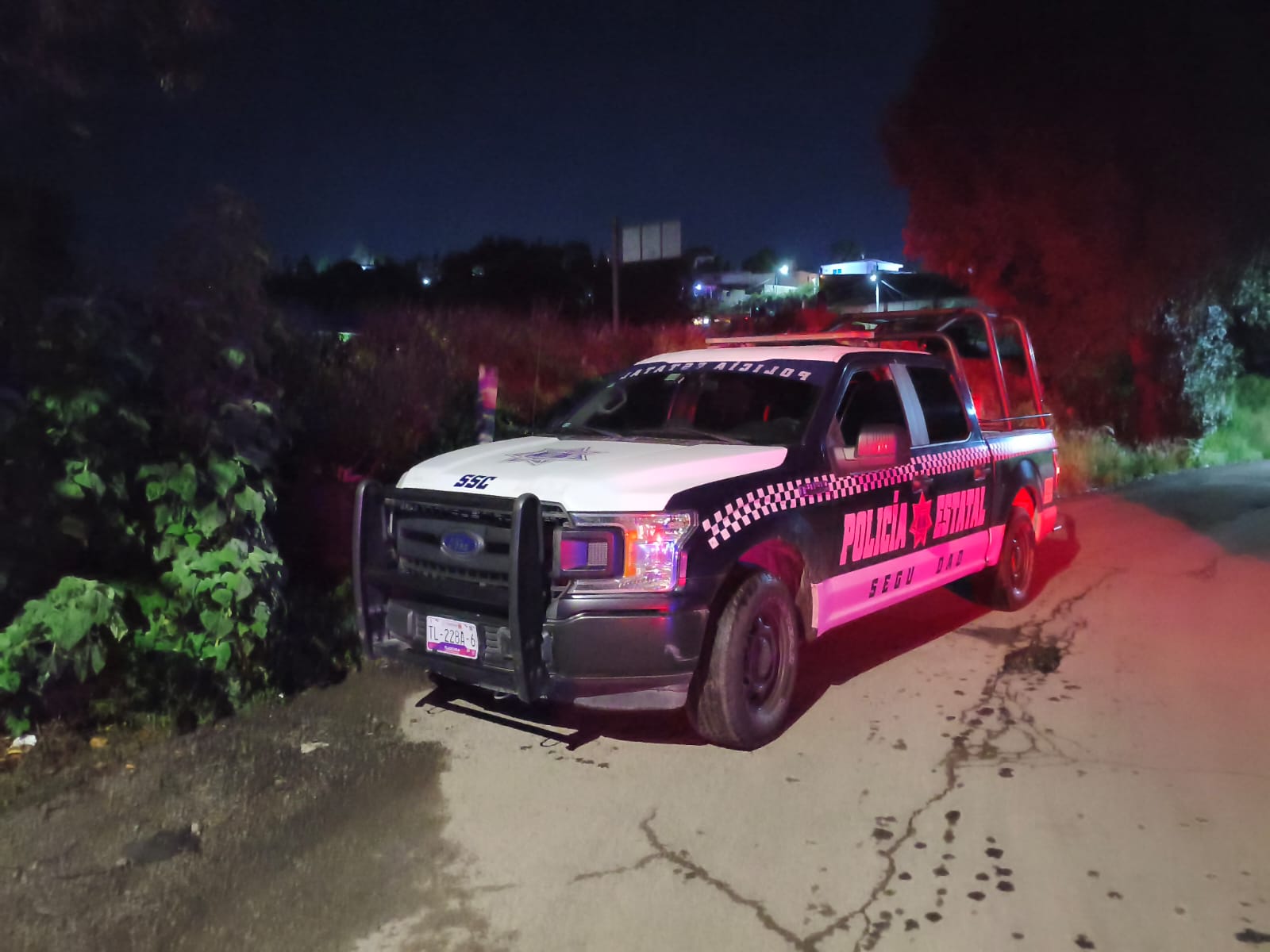 Foto: Cortesía Sujetos armados roban camioneta, motocicleta y herramienta en obra de Tizatlán