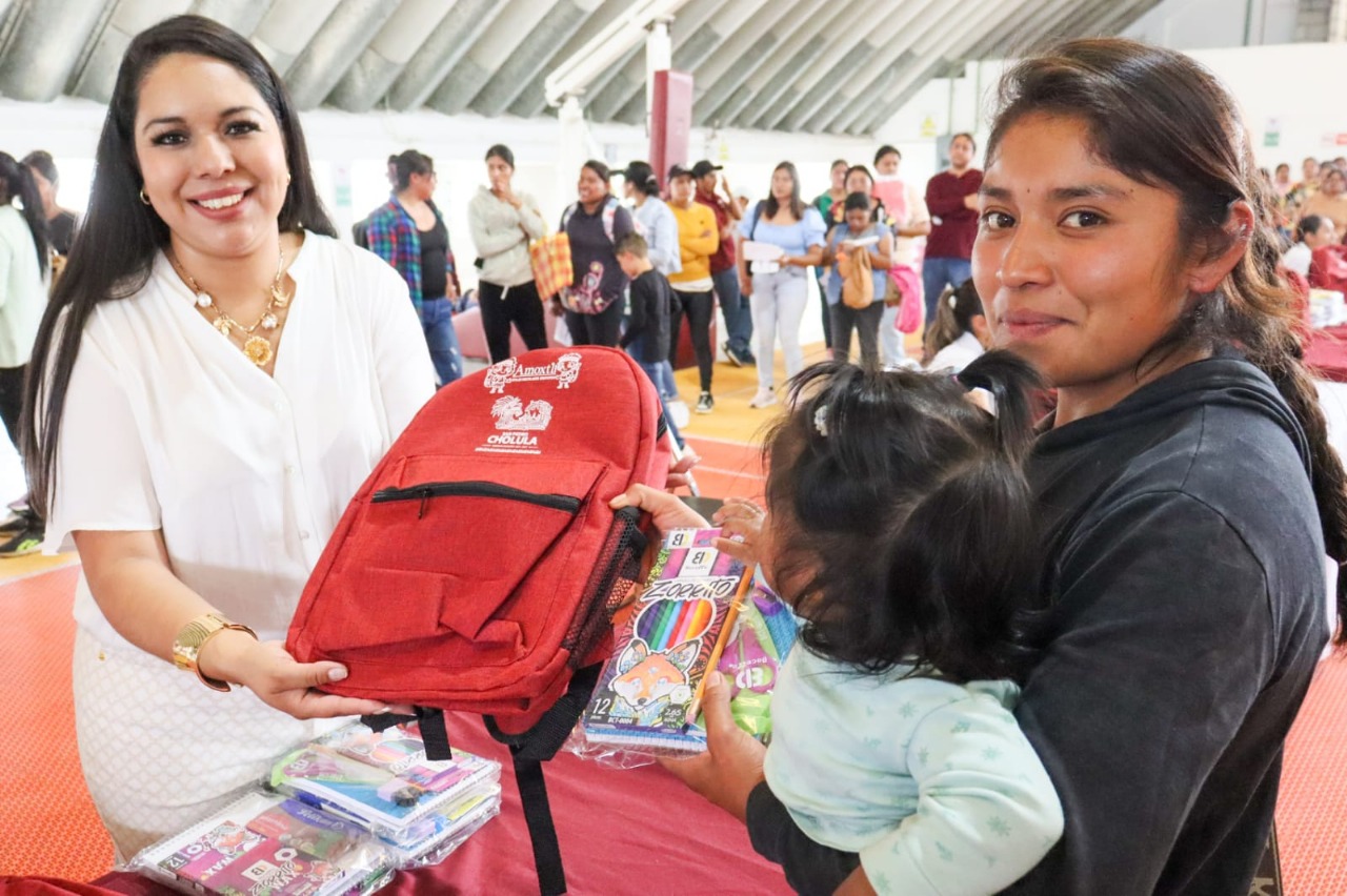 Comunicado oficial Entrega Tonantzin Fernández mochilas y kits escolares a menores de CAIC’s y preescolares públicos