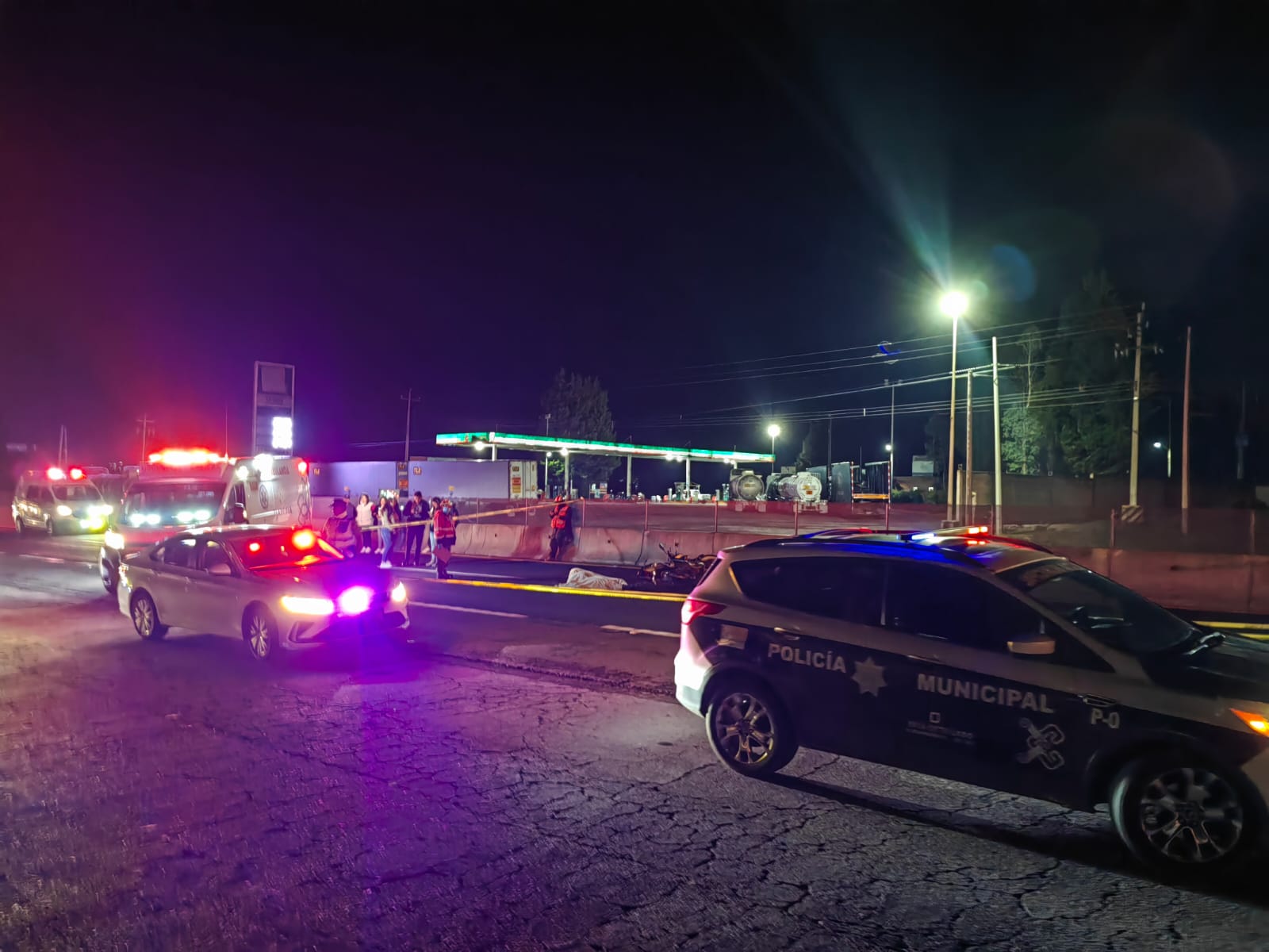 Foto: Cortesía Muere motociclista atropellado sobre la México-Veracruz, en Xaloztoc