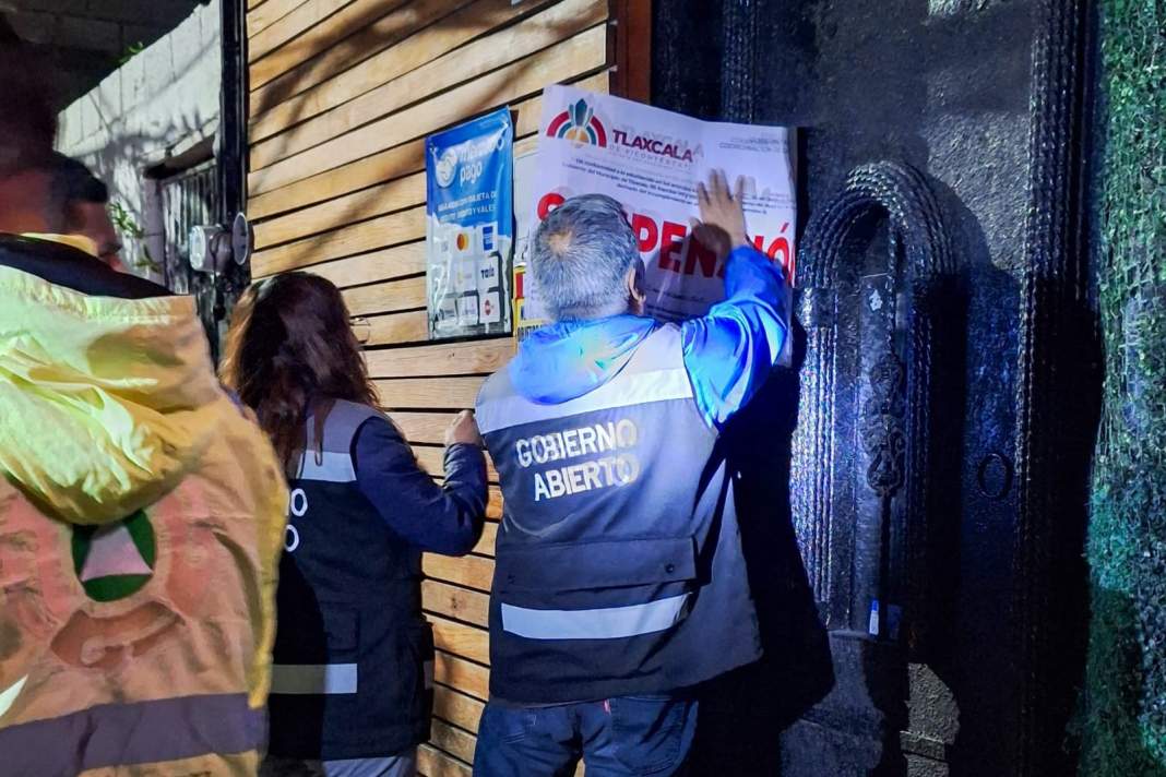 Foto: Cortesía Operativo en Tlaxcala clausura bar sin licencia y refuerza seguridad en venta de alcohol