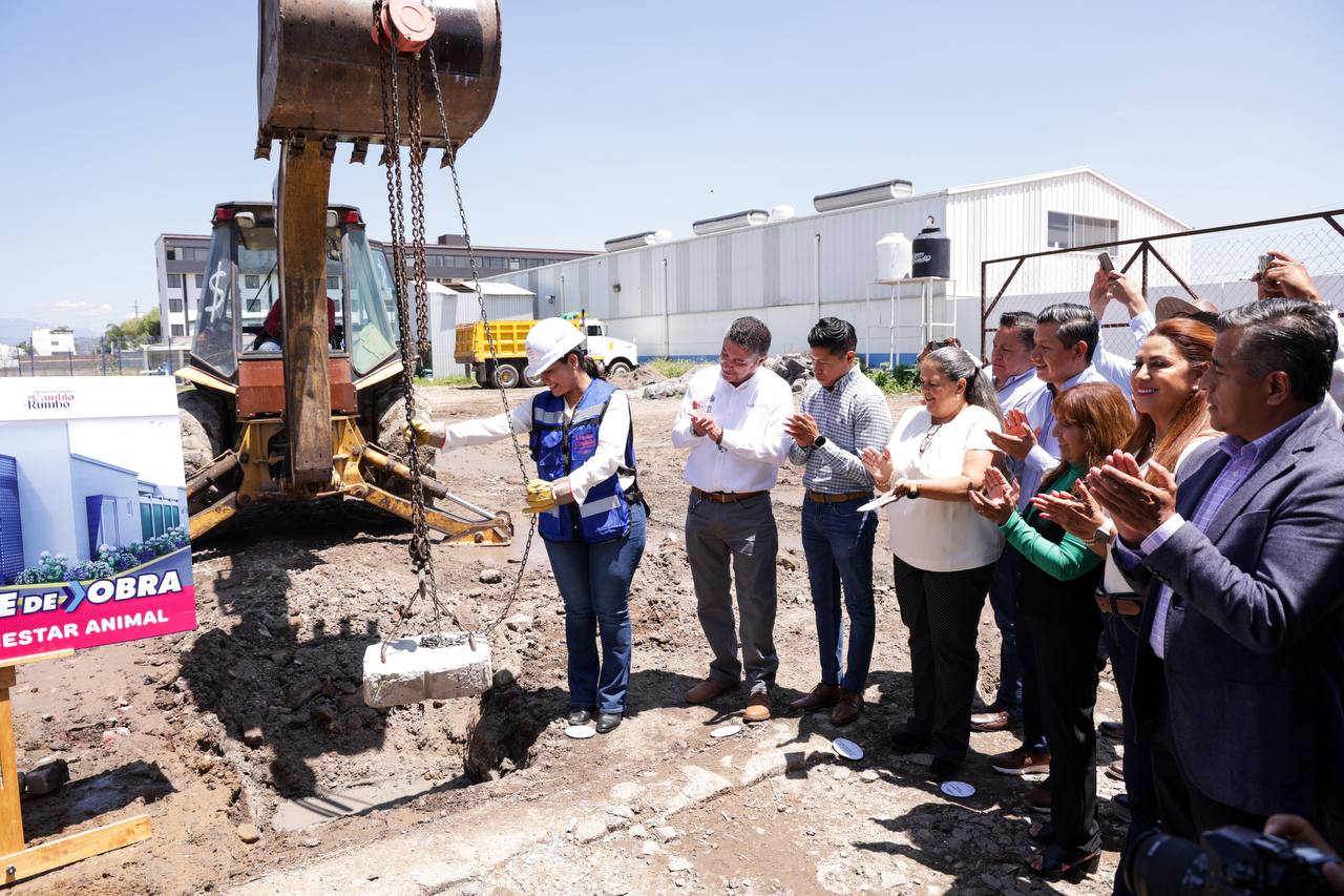 Comunicado oficial Inicia Lupita Cuautle construcción del primer Centro de Bienestar Animal en San Andrés Cholula
