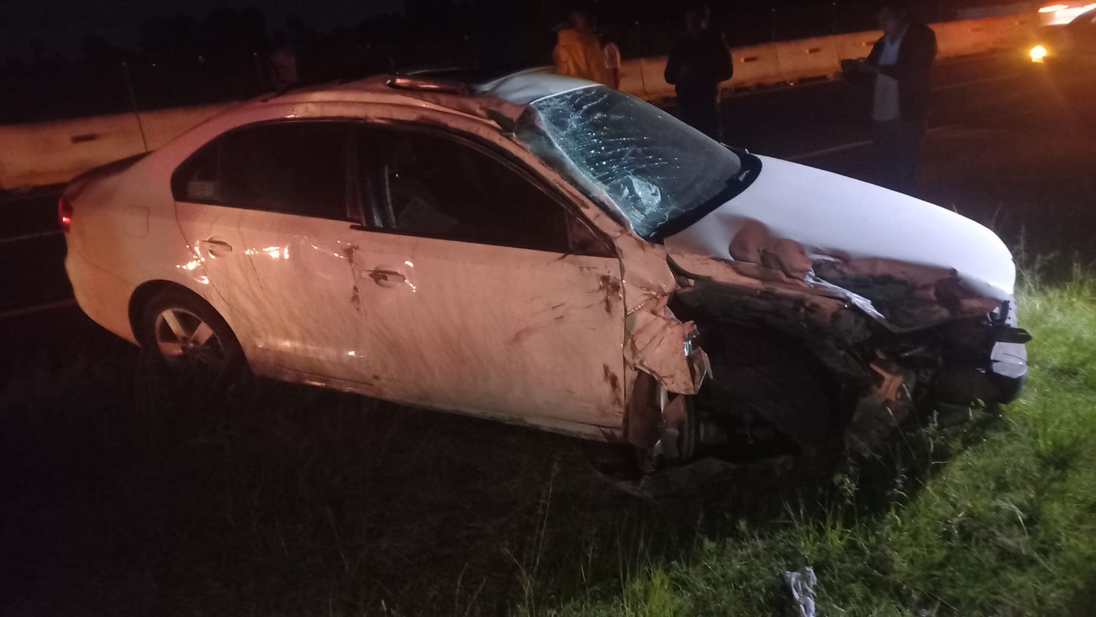 Foto: Cortesía Colisión por alcance en el Libramiento Tlaxcala moviliza a cuerpos de emergencia; no hubo heridos graves