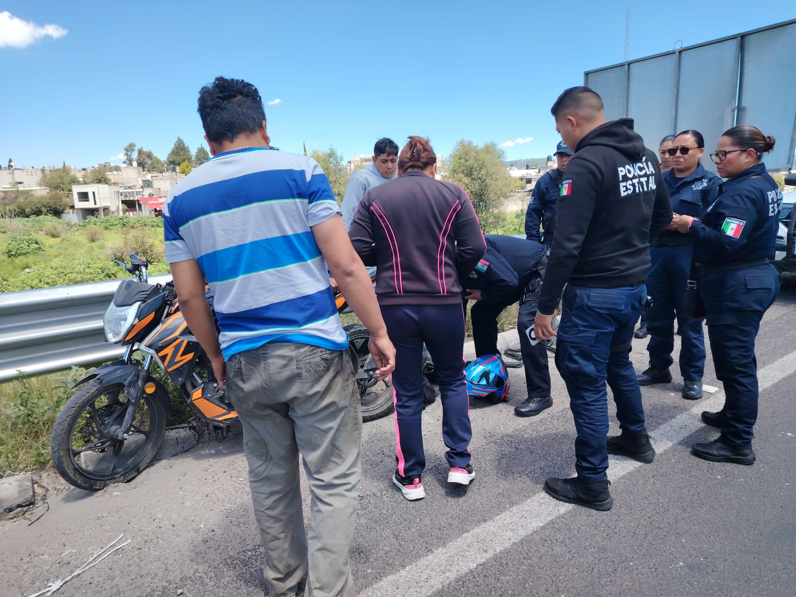 Foto: Cortesía SSC detiene a dos sujetos por robo a mano armada, en Chiautempan