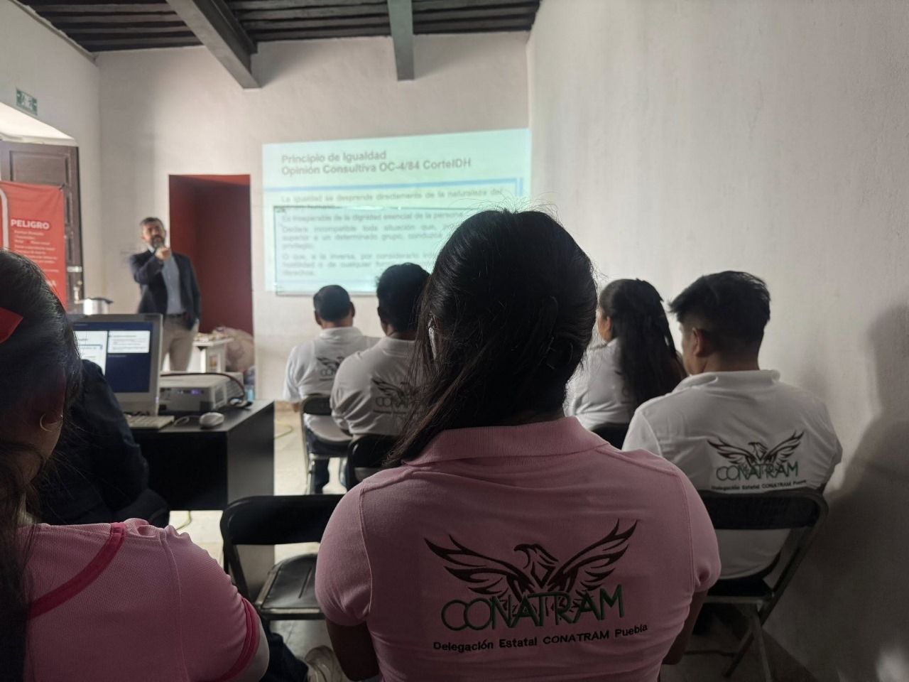 Comunicado oficial Capacita Gobierno de Tonantzin Fernández a choferes de transporte en materia de derechos humanos