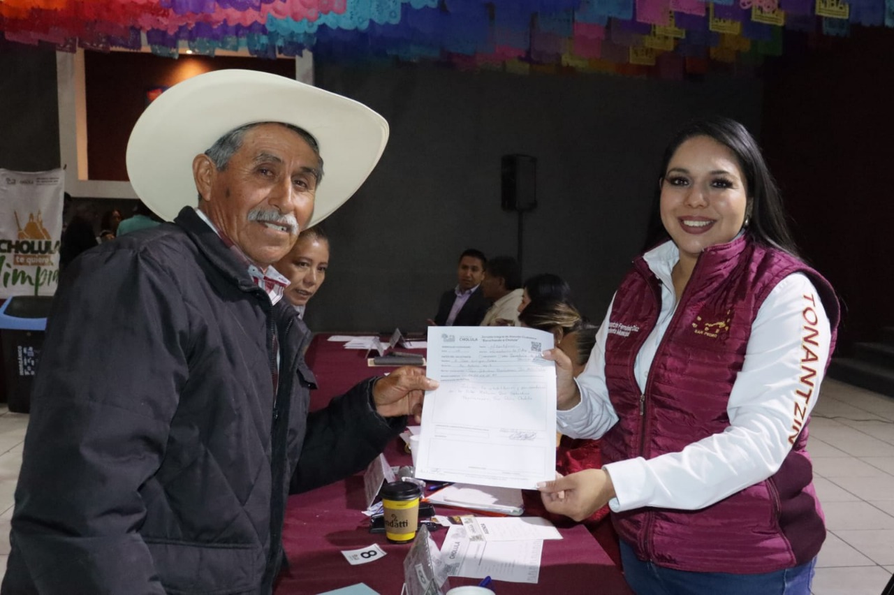 Comunicado oficial “En este gobierno sí nos escuchan”: ciudadanía de San Pedro Cholula reconoce cercanía de Tonantzin Fernández