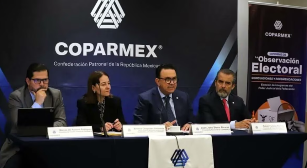 Foto: Cortesía Coparmex: Reforma electoral sin consenso frenará la inversión